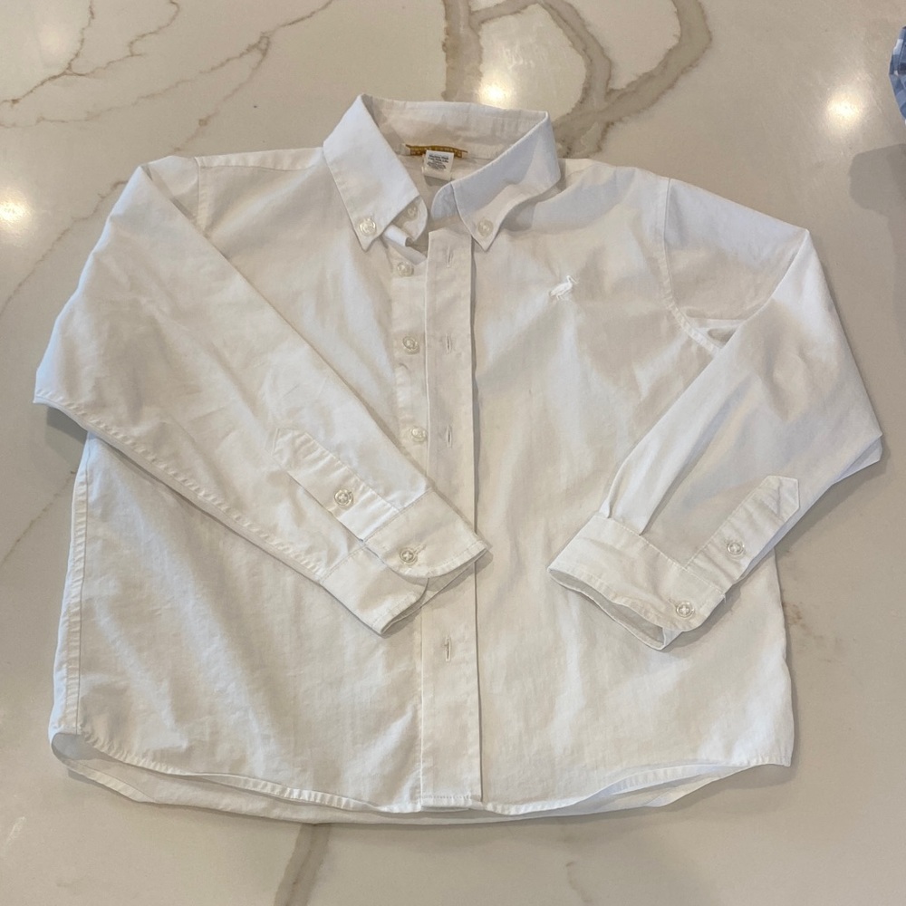 The Beaufort Bonnet Company White Kids Button Down Shirt